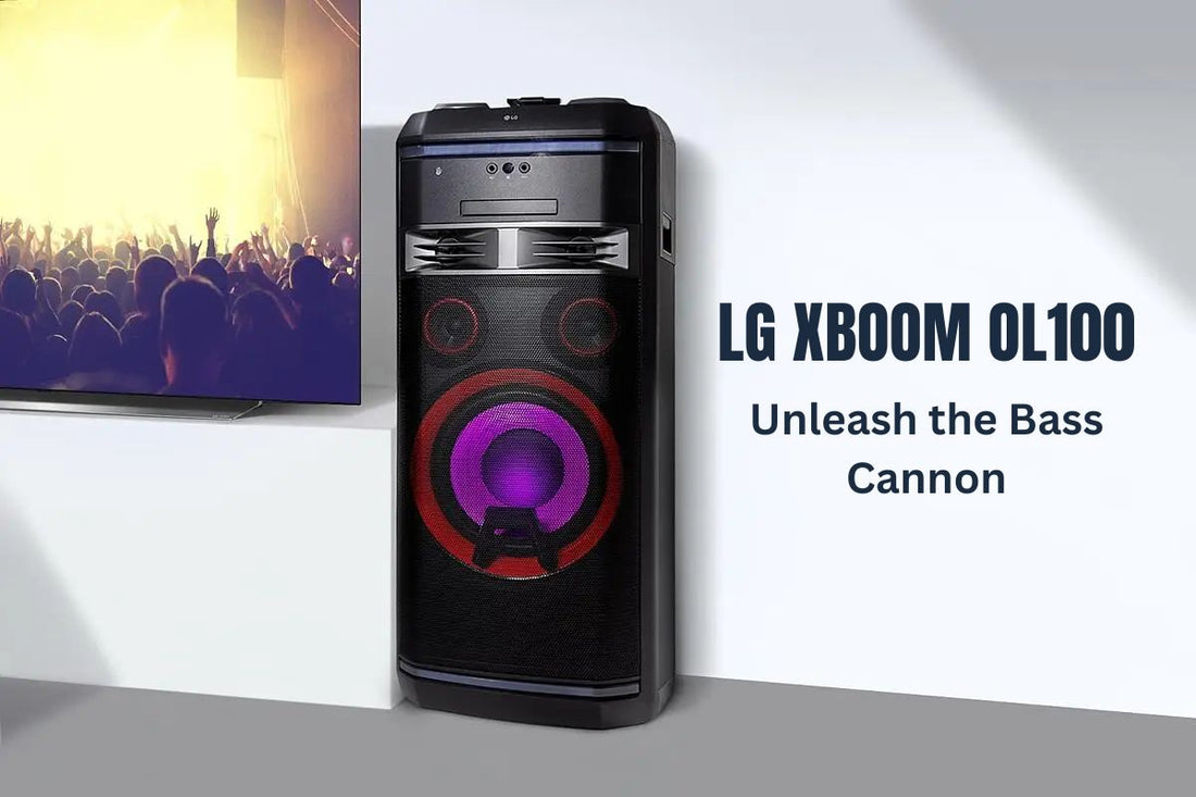 LG XBOOM OL100: Unleash the Bass Cannon (But in Black)