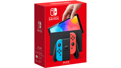 Nintendo Switch Console OLED - Neon Blue/Neon Red + EA SPORTS FC™ 24