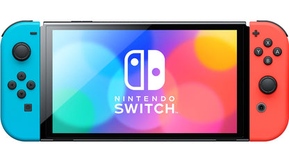 Nintendo Switch Console OLED - Neon Blue/Neon Red + EA SPORTS FC™ 24