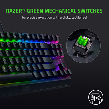 Razer BlackWidow V3 TKL RGB Gaming Keyboard - Black