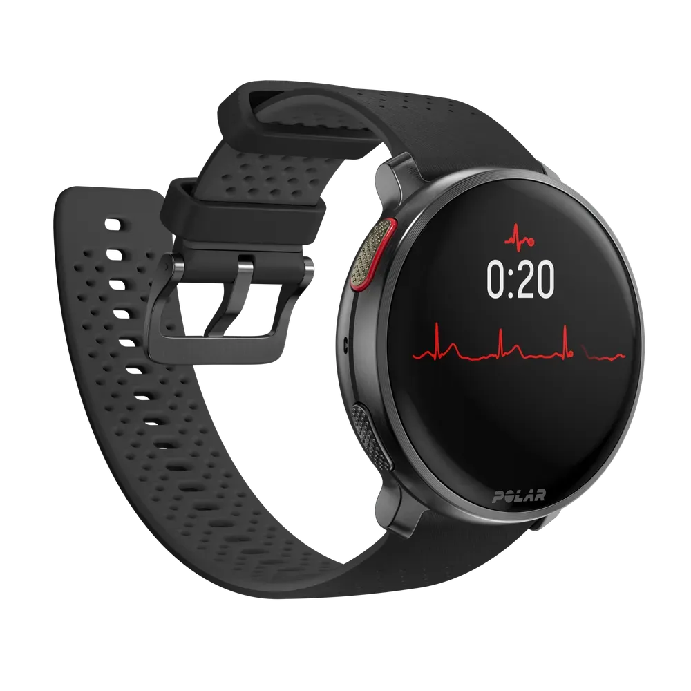 Polar Vantage V3 Premium Multisport Smartwatch - Night Black (AMOLED, GPS, ECG, 150+ Sports)