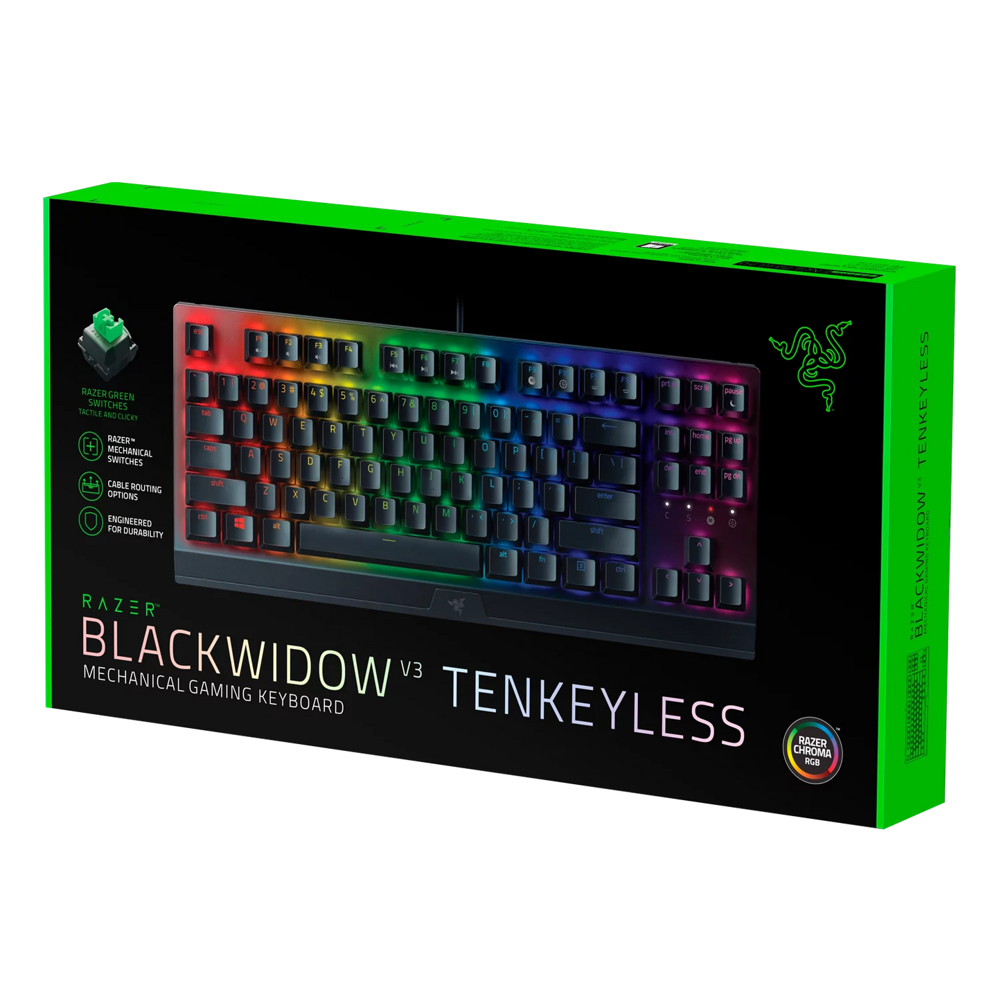 Razer BlackWidow V3 TKL RGB Gaming Keyboard - Black