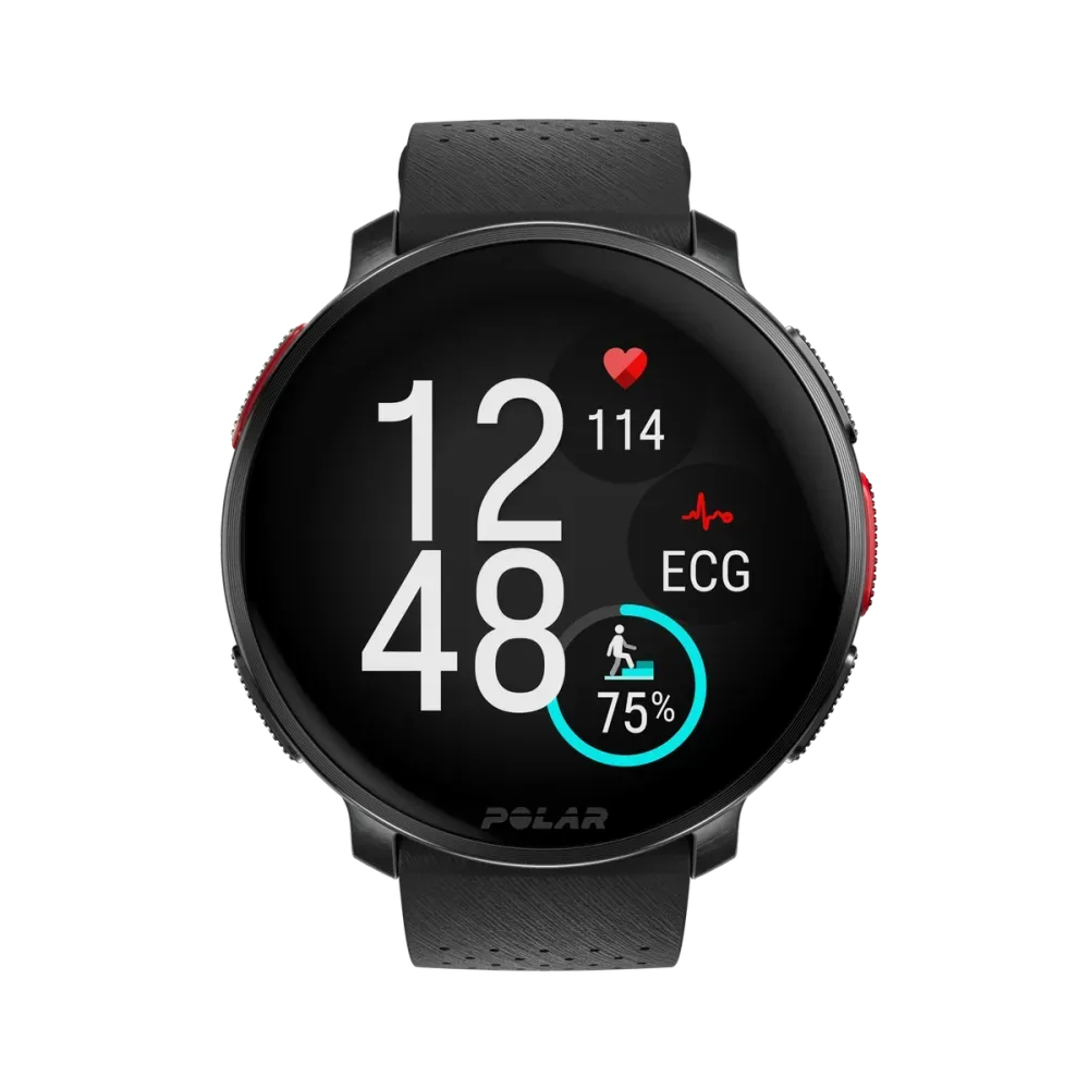 Polar Vantage V3 Premium Multisport GPS Smartwatch - Night Black (Dual-Frequency GPS, ECG, 140H Battery)