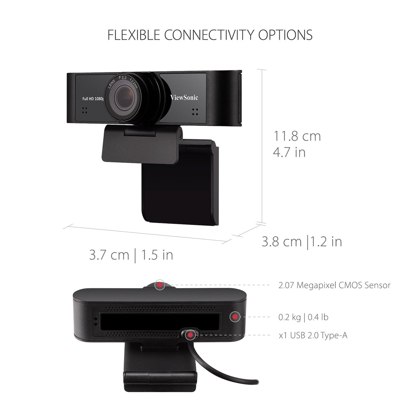 Viewsonic VB-CAM-001 HD USB Web Camera