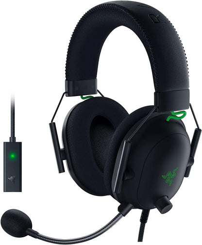 Razer BlackShark V2 X Range - Esports Wired Gaming Headset - Black/Green