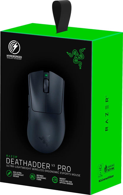 Razer DeathAdder V3 Pro Wireless Gaming Mouse - Black