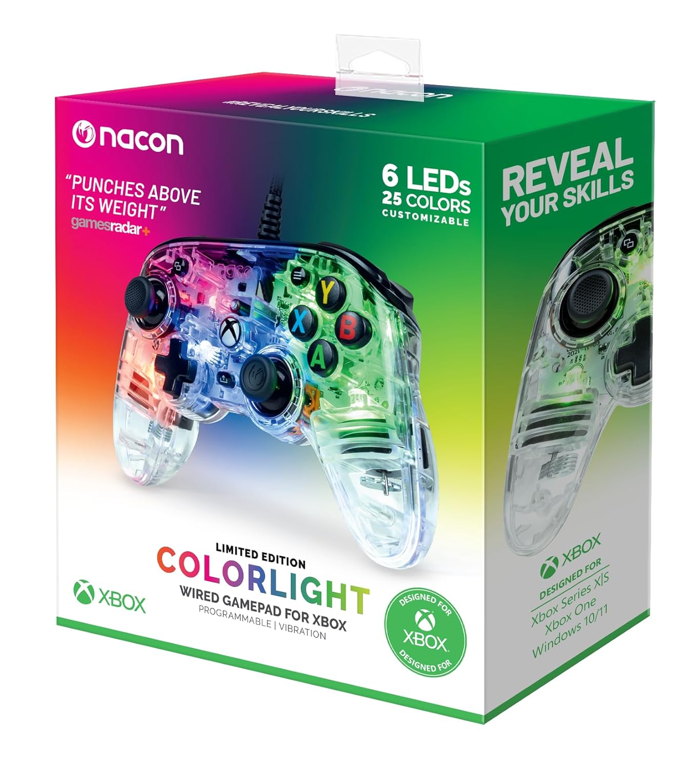 Nacon  Pro Compact Controller Colorlight (PC / Xbox Series / Xbox One)