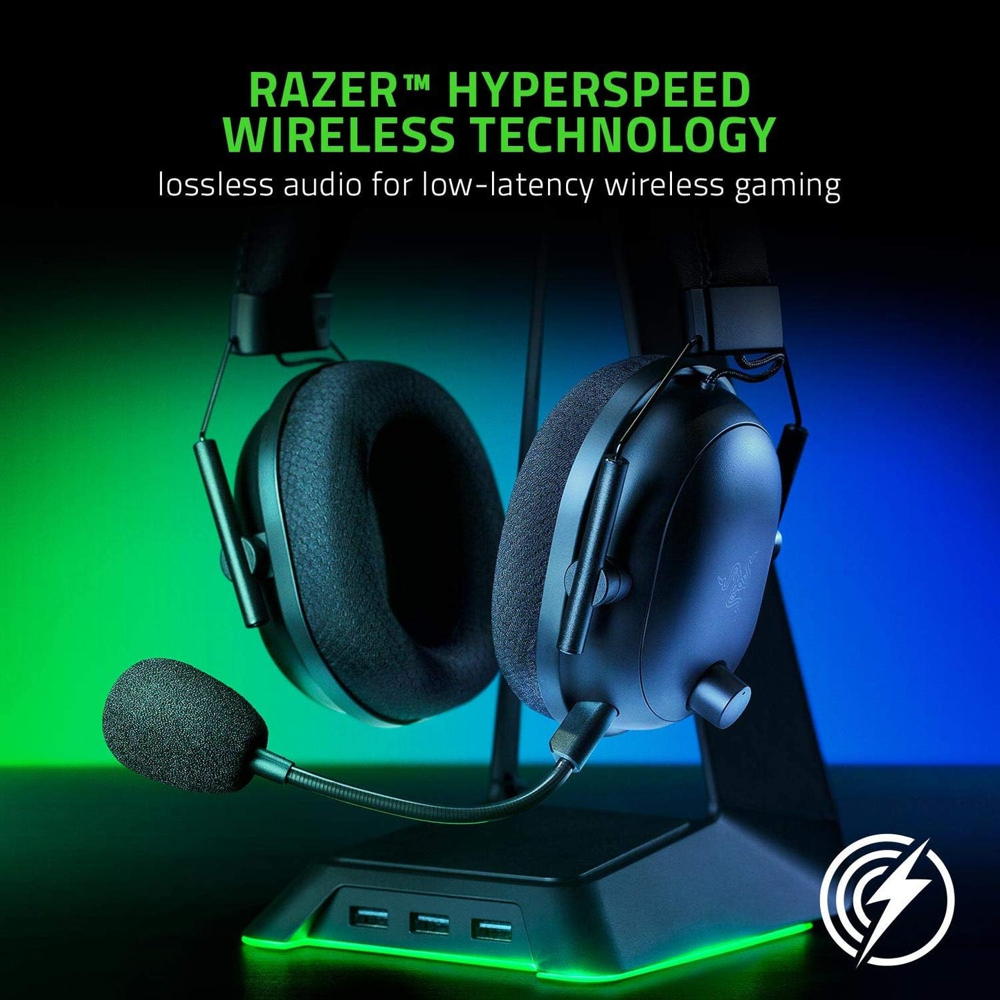 Razer BlackShark V2 Pro Wireless Gaming Headset for Esports - Black