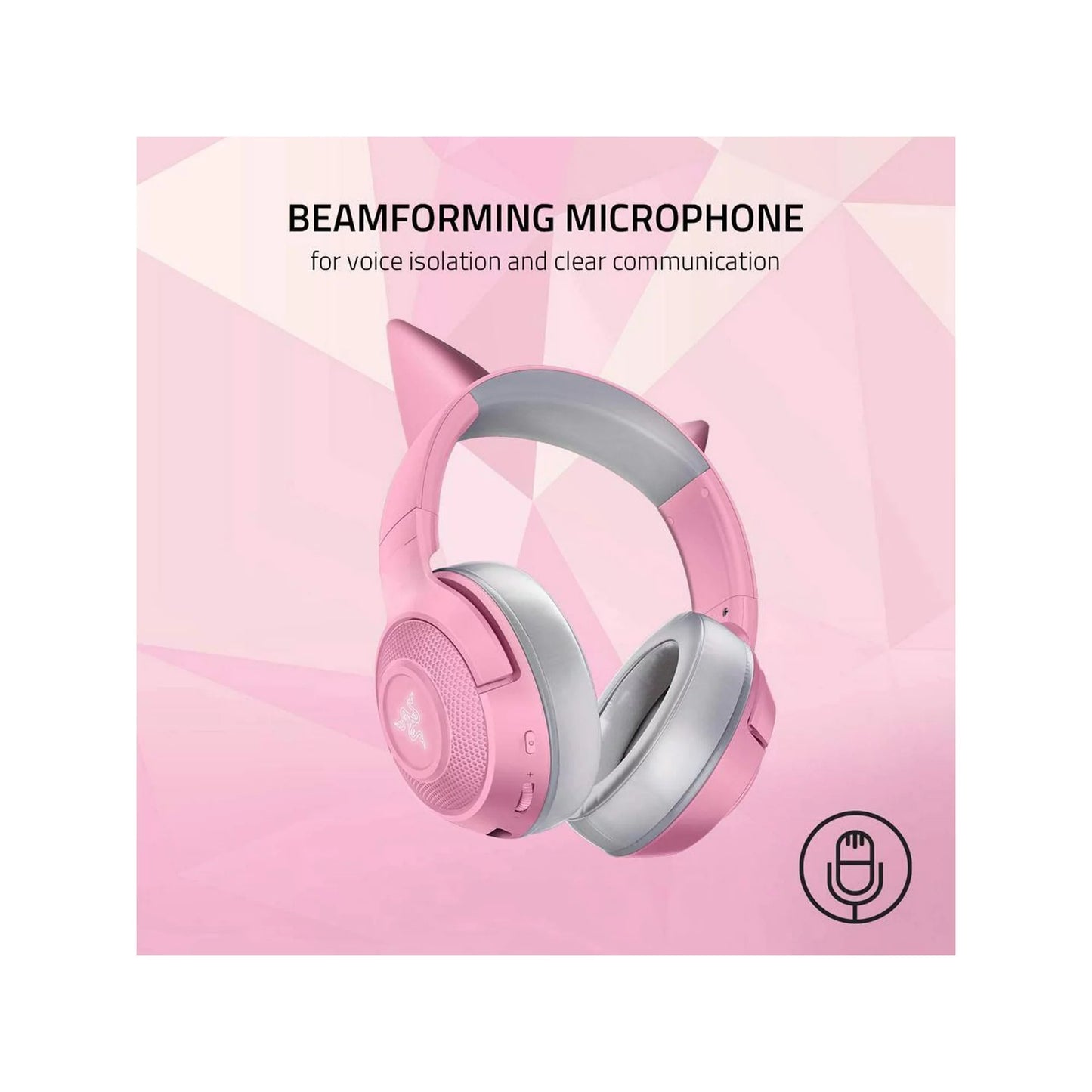 Razer Kraken BT Kitty Edition - Wireless Bluetooth Headset - Pink