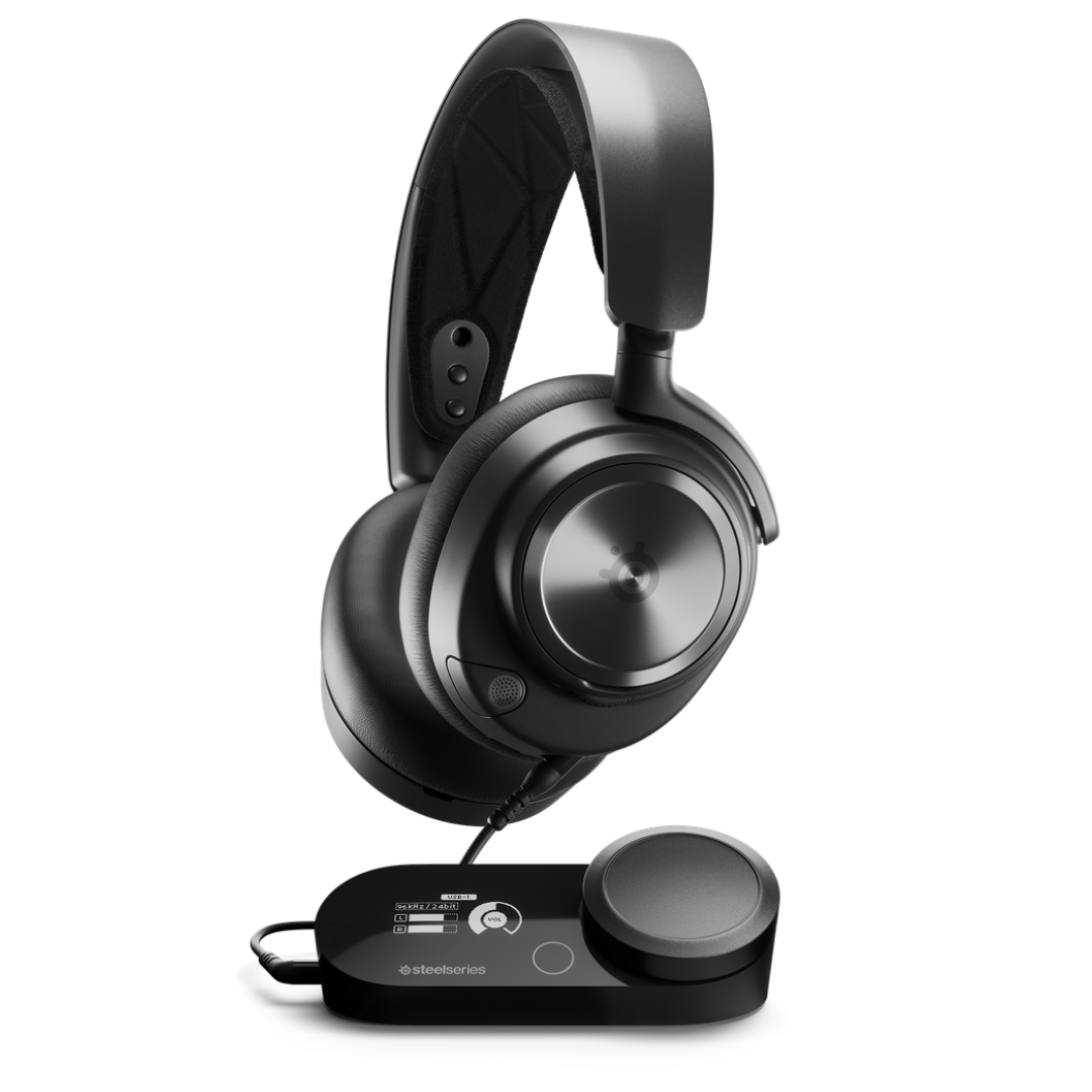 SteelSeries Arctis Nova Pro Wired High-Fidelity Gaming Headset with Multi-System Connect - Black