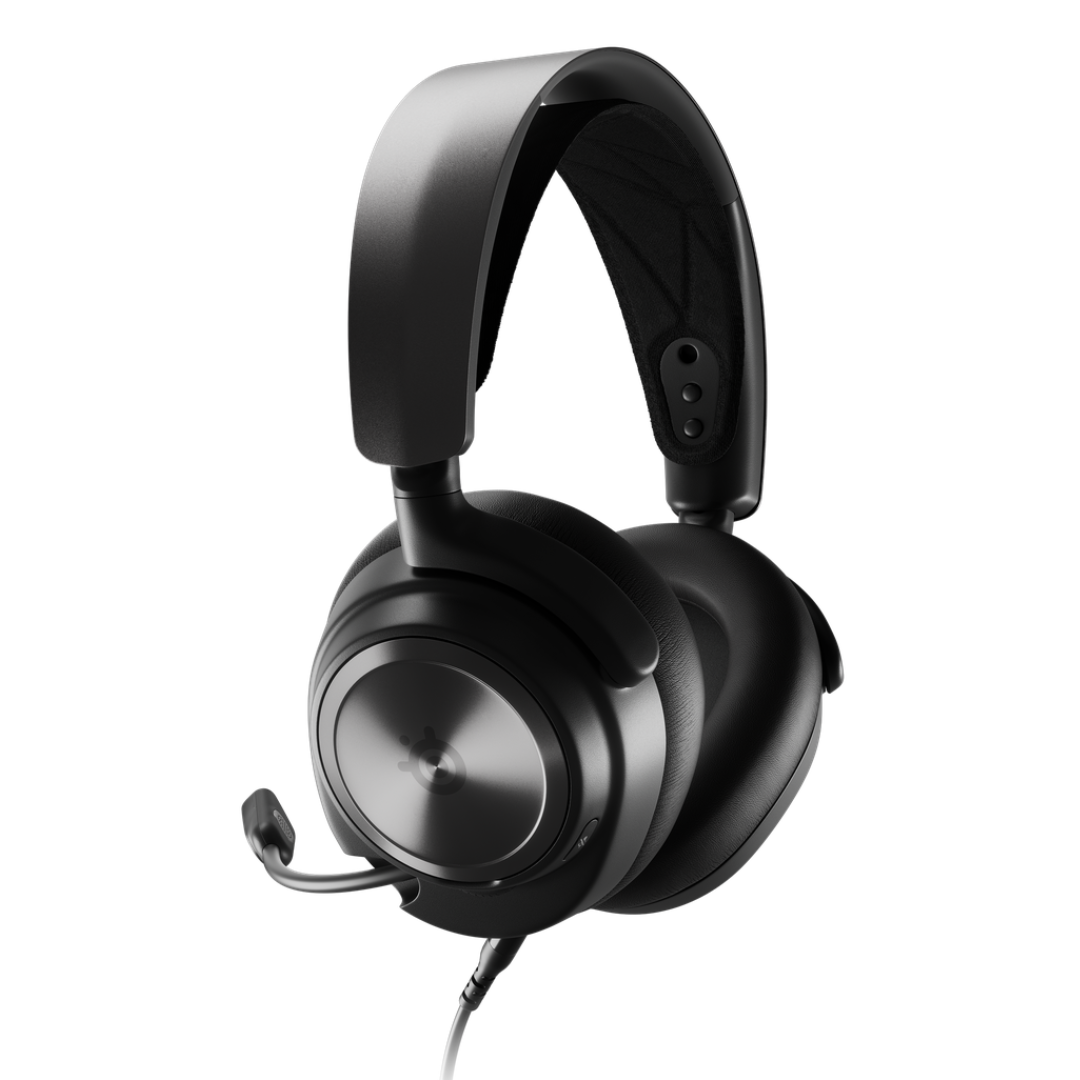 SteelSeries Arctis Nova Pro Wired High-Fidelity Gaming Headset with Multi-System Connect - Black