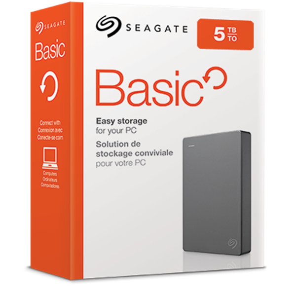 Seagate Basic Portable External Hard Drive 2TB (STJL2000400)