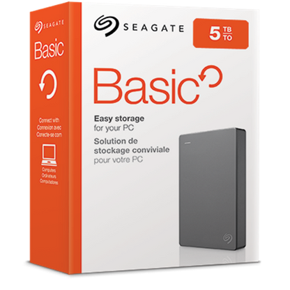 Seagate Basic Portable External Hard Drive 2TB (STJL2000400)