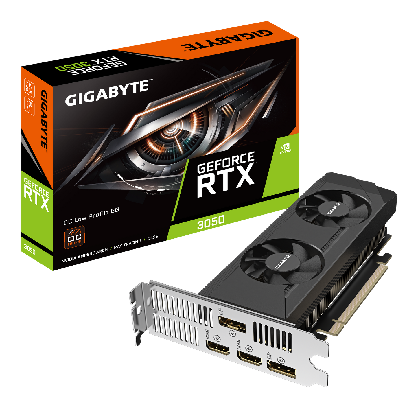 Gigabyte GeForce RTX 3050 OC Low Profile 6G GDDR6 Graphics Card