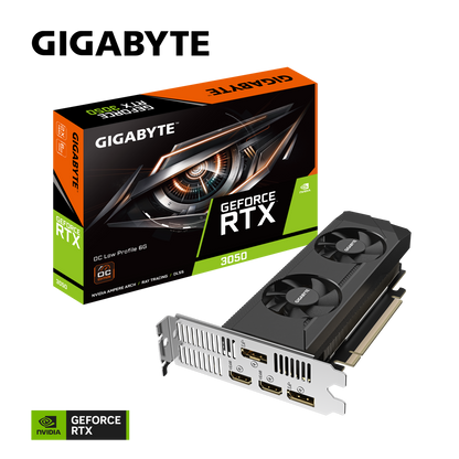 Gigabyte GeForce RTX 3050 OC Low Profile 6G GDDR6 Graphics Card