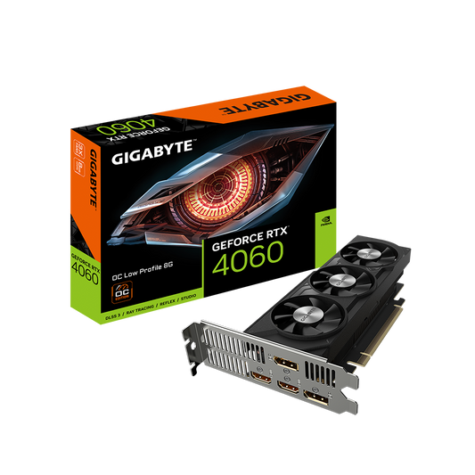 Gigabyte GeForce RTX 4060 OC Low Profile 8GB Graphics Card