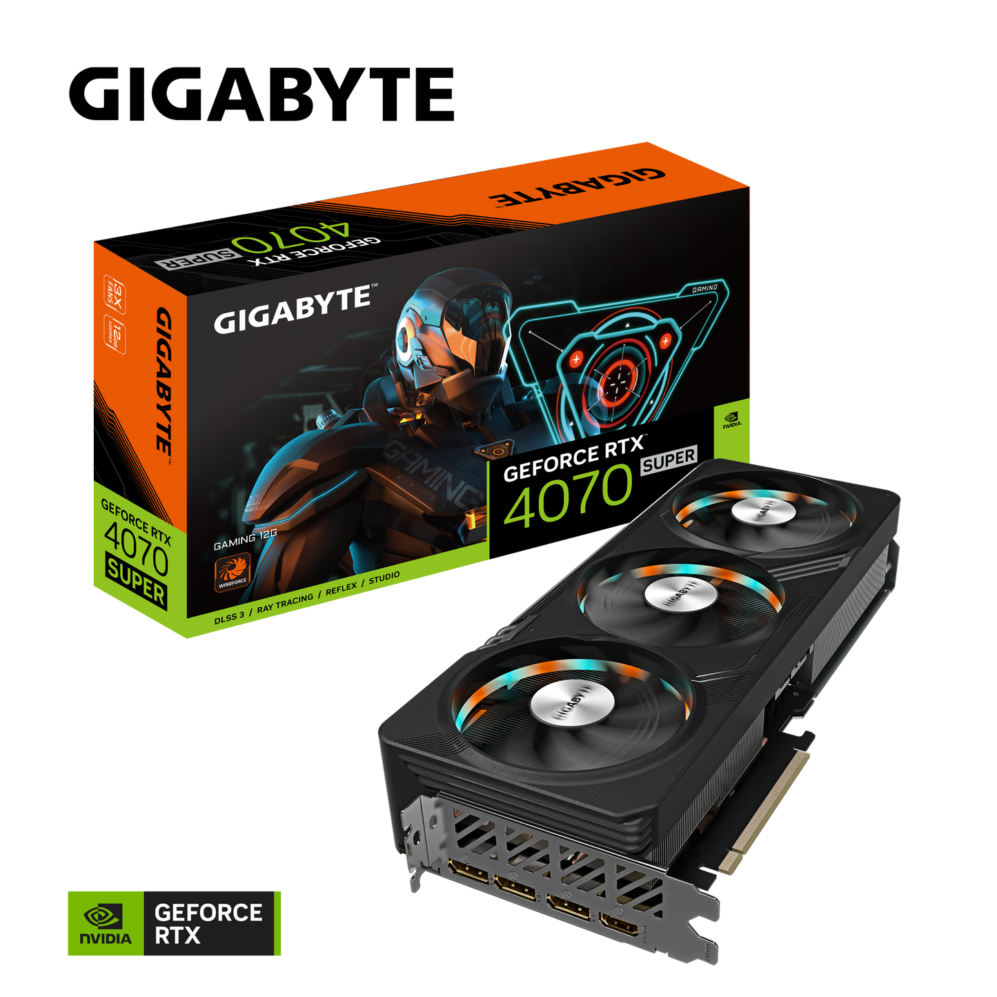 Gigabyte GEFORCE RTX 4070 SUPER GAMING 12G GDDR6X Graphics card