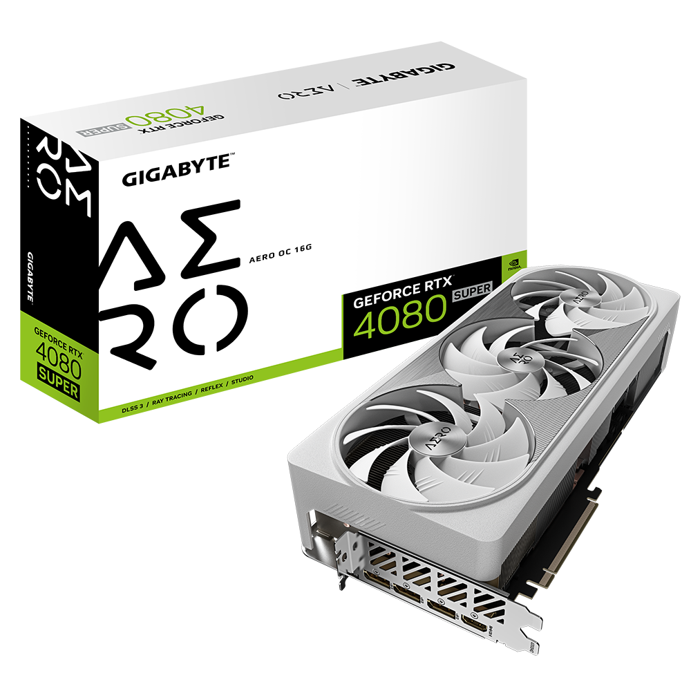 Gigabyte GeForce RTX 4080 SUPER AERO OC 16G GDDR6X Graphics Card