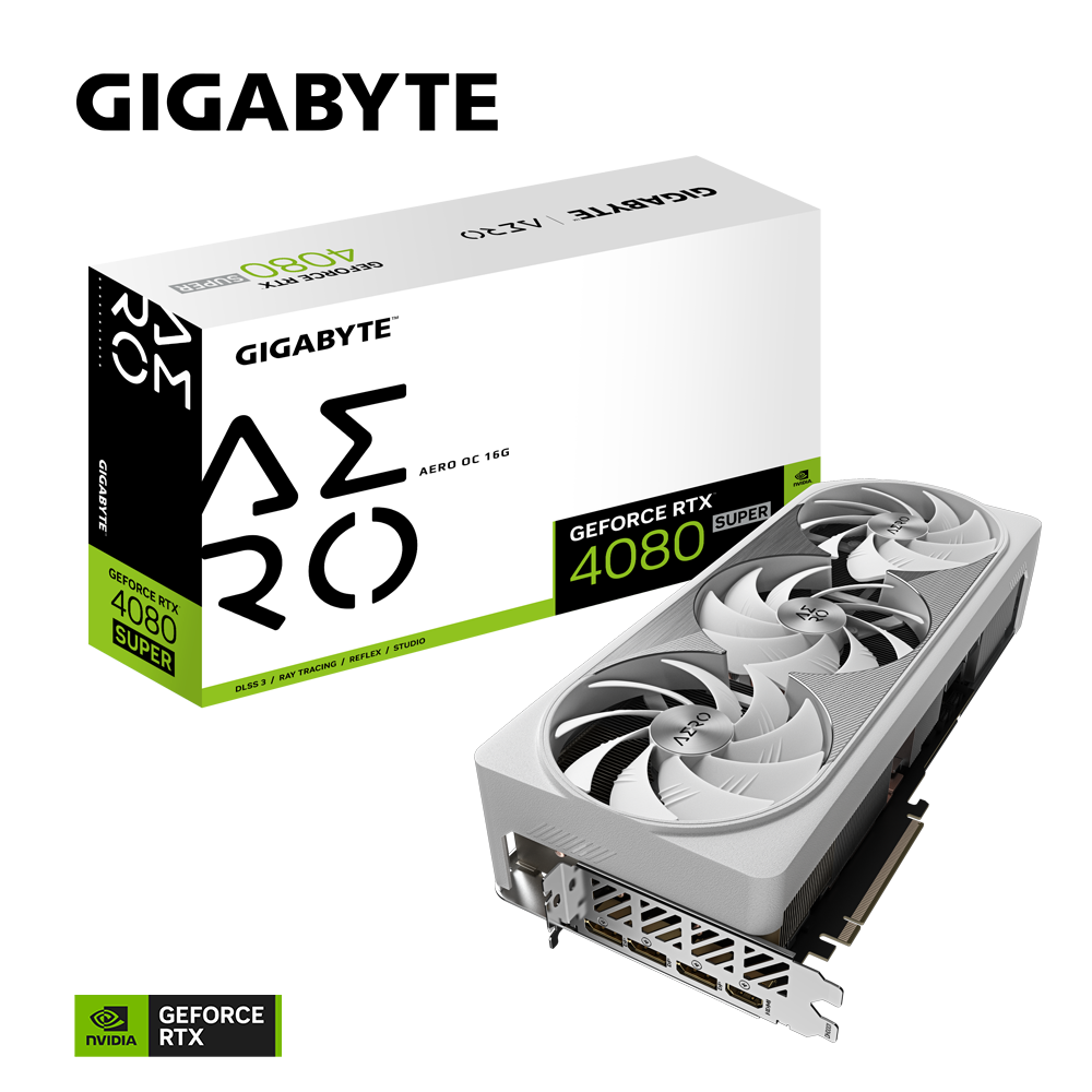 Gigabyte GeForce RTX 4080 SUPER AERO OC 16G GDDR6X Graphics Card