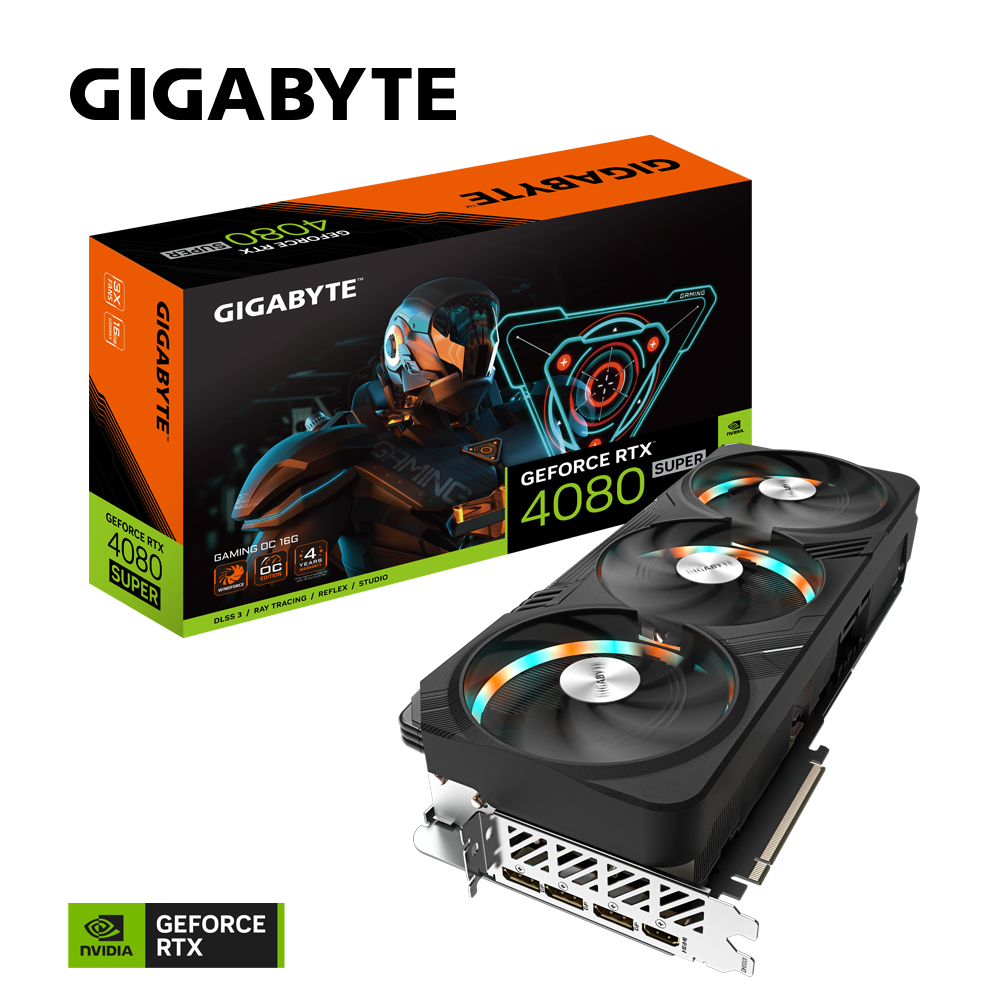 Gigabyte GeForce RTX 4080 SUPER Gaming OC 16G GDDR6 Graphics card