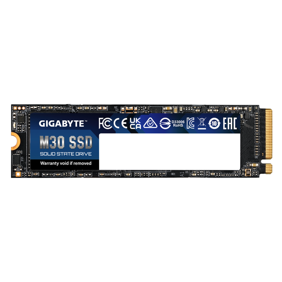 Gigabyte M30 GP-GM30512G-G 512GB SSD, PCIe 3.0 x4, NVMe 1.3, 3D TLC NAND