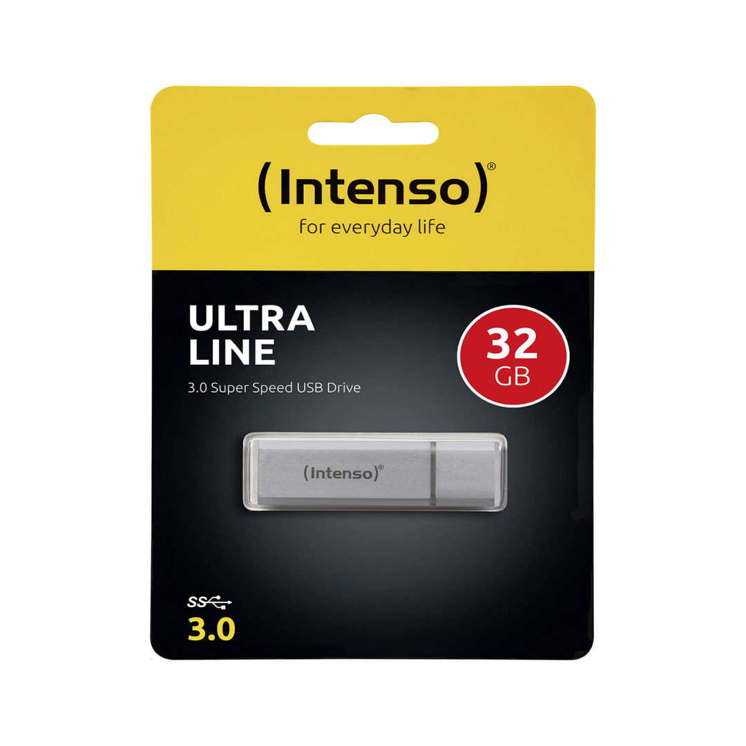 Intenso Ultra Line USB 3.0 Flash Drive 32 GB - Silver