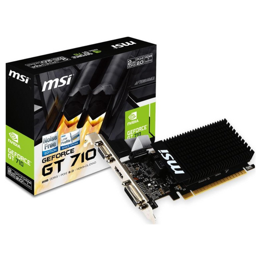 MSI GeForce GT 710 2 GB GDDR3 Graphics Card (Model V809-2000R)