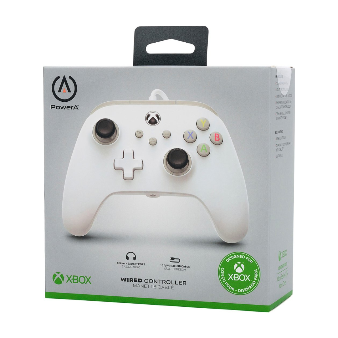 PowerA Enhanced Wired Controller - White (PC, Xbox One, Xbox Series X / S)