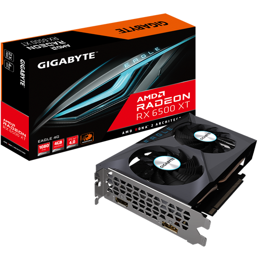 Gigabyte AMD Radeon RX 6500 XT EAGLE 4G GDDR6 Graphics Card