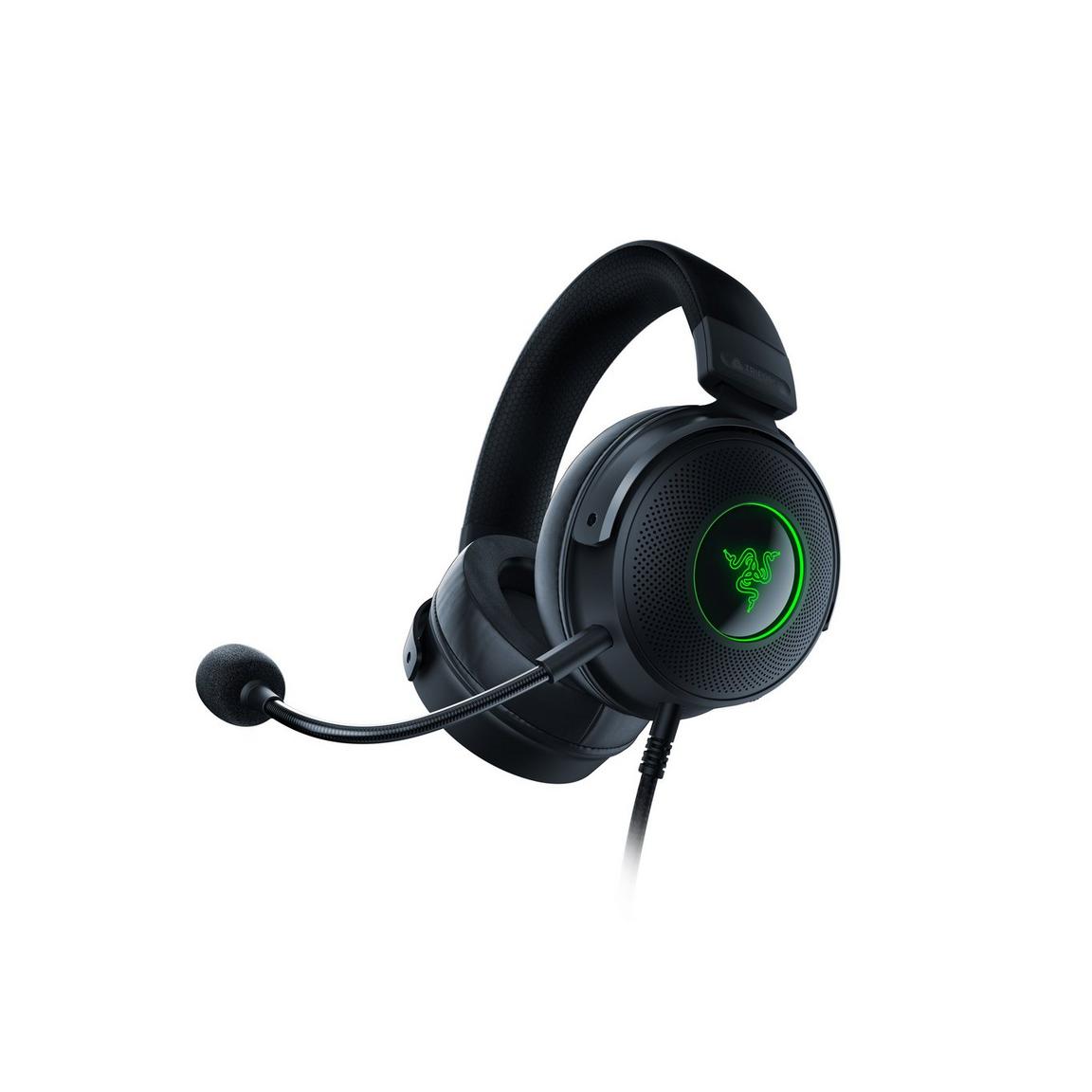 Razer Kraken V3 Pro Wired Gaming Headset with Razer HyperSense - Black/Green