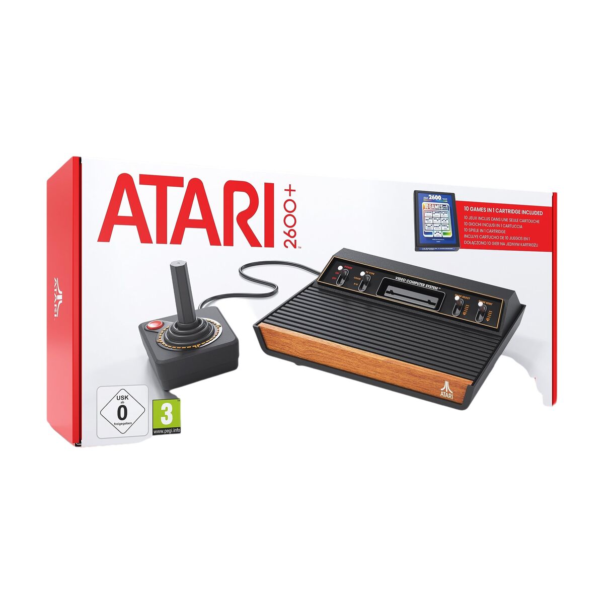 Atari 2600 + INT Console -  Black/Orange