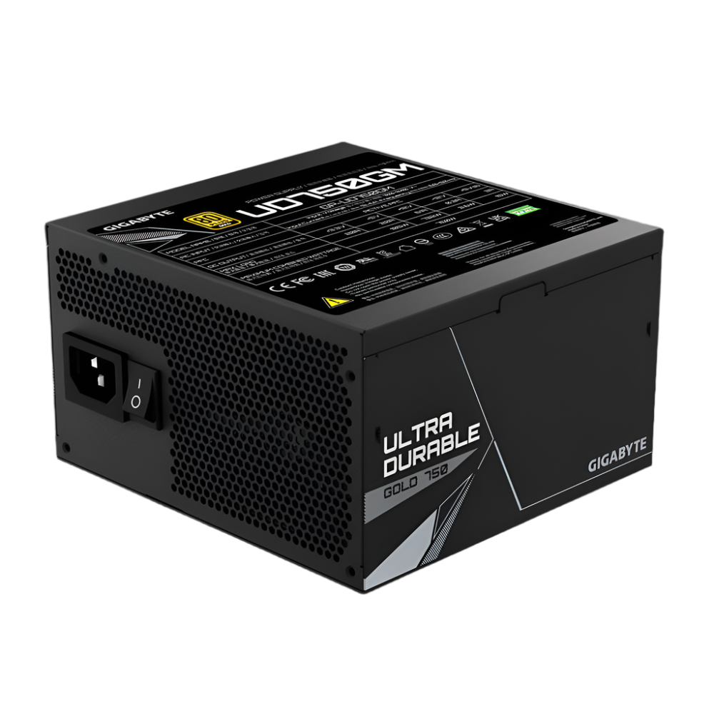 GIGABYTE GP-UD750GM 750W 80 Plus Gold Certified Fully Modular Power Supply