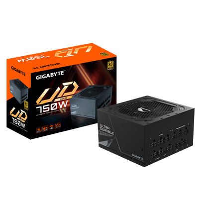 GIGABYTE GP-UD750GM 750W 80 Plus Gold Certified Fully Modular Power Supply