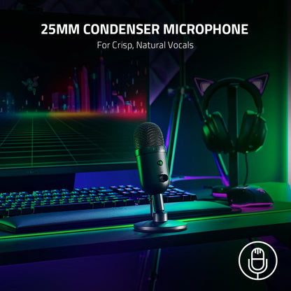 Razer Seiren V2 X Streaming Microphone - Black