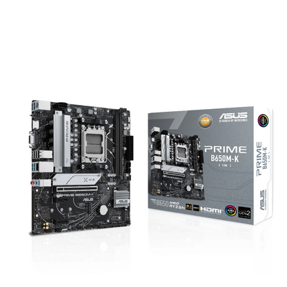 ASUS PRIME B650M-K AMD AM5 Micro-ATX Motherboard (90MB1F60-M0EAY0)