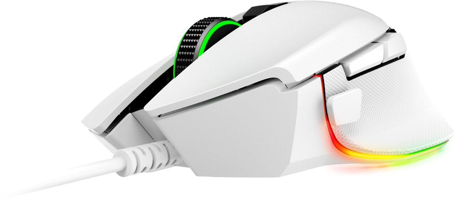 Razer Basilisk V3 Customizable RGB Gaming Mouse - White