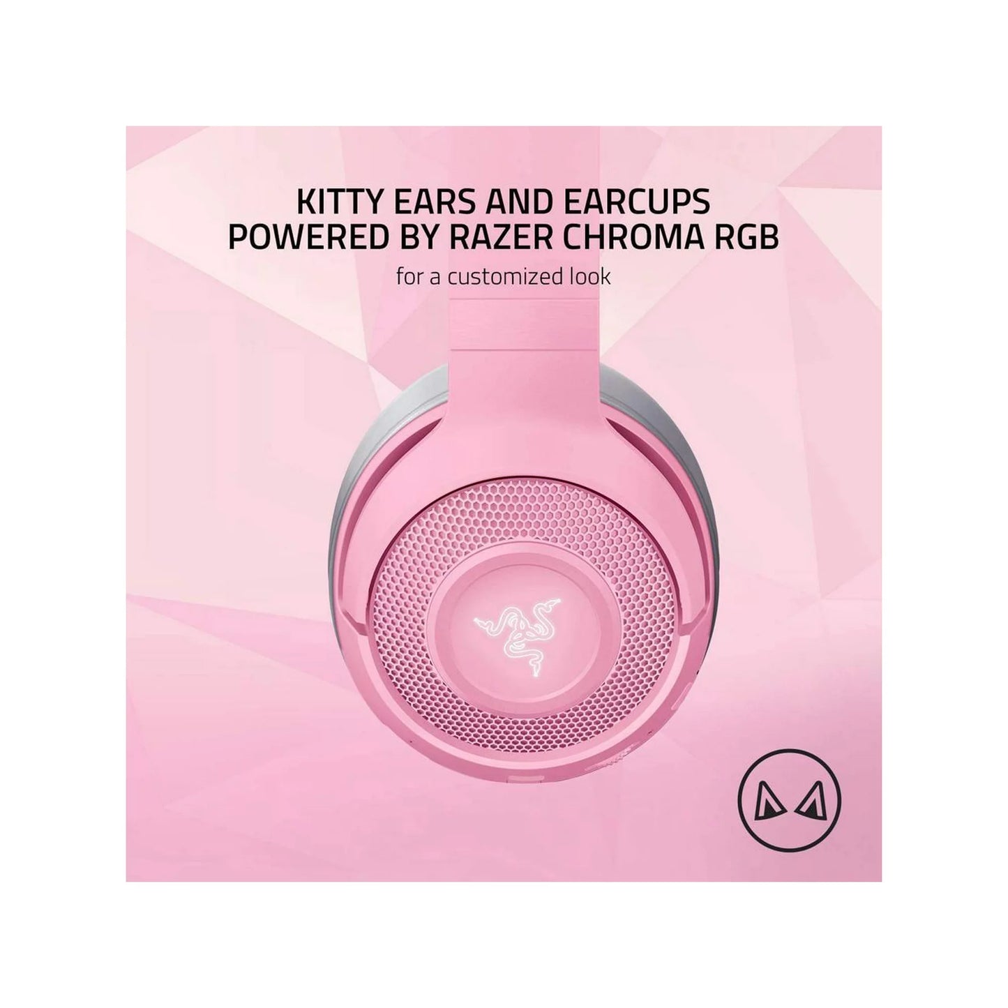 Razer Kraken BT Kitty Edition - Wireless Bluetooth Headset - Pink