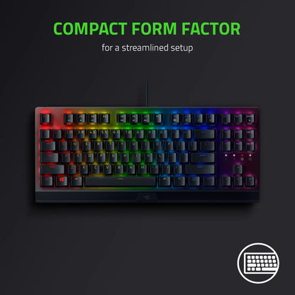 Razer BlackWidow V3 TKL RGB Gaming Keyboard - Black