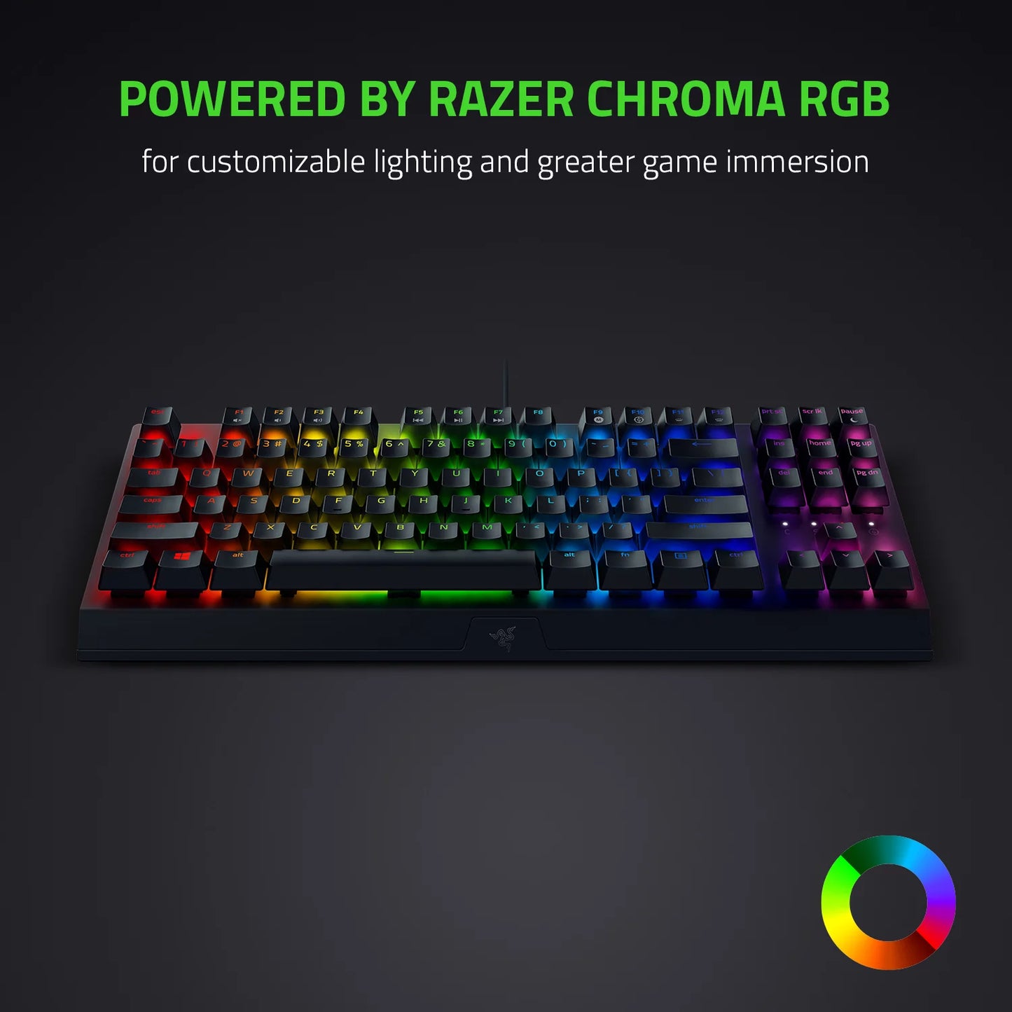 Razer BlackWidow V3 TKL RGB Gaming Keyboard - Black