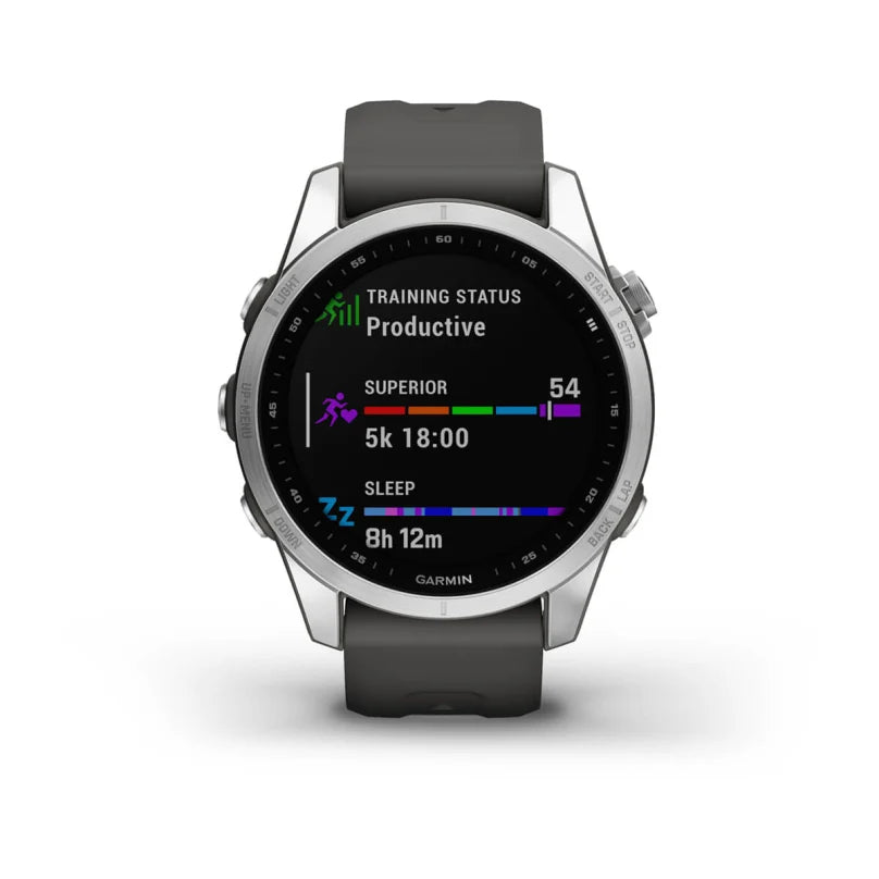 Garmin fēnix 7S GPS Smartwatch - Graphite Band (1.2" MIP, 11 Days, 10ATM, Multisport)